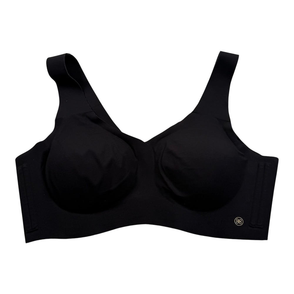 Honeylove Wireless Bra Womens XL Black Seamless Compression Shapewear